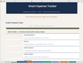 01 expense tracker Screenshot