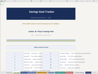 01 savings goal tracker Screenshot