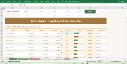 06 couple finance hub Savings Tracker