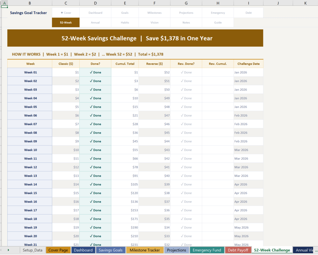 08 savings goal tracker Screenshot