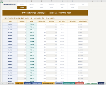 08 savings goal tracker Screenshot
