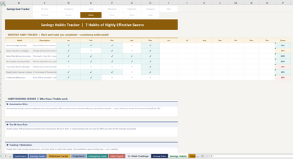 10 savings goal tracker Screenshot