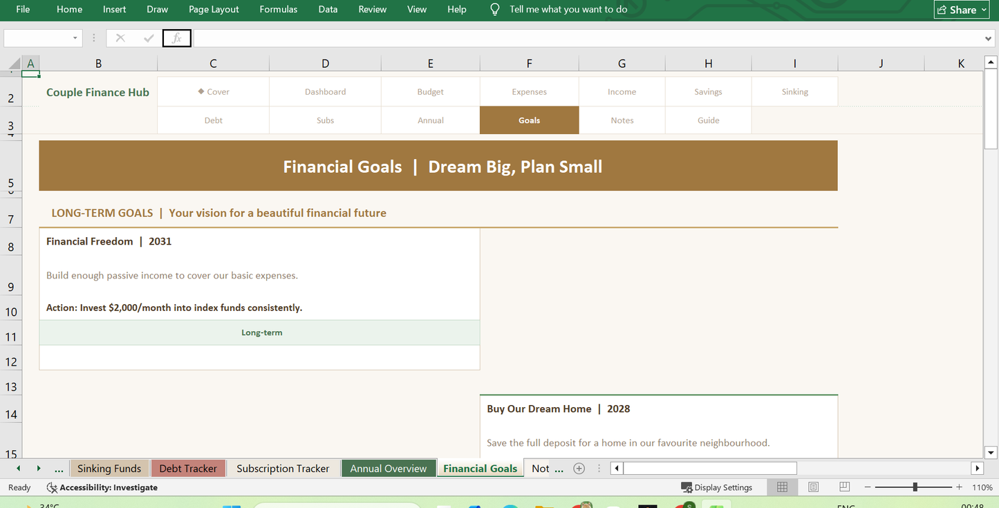 11 couple finance hub Financial Goals
