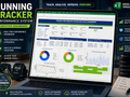 Running Tracker | Excel & Google Sheets | Run Log & Training Planner