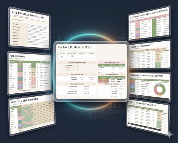 Bill Payment Dashboard Cover