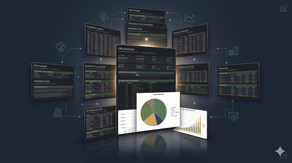 FIRE Planner | Financial Independence & Early Retirement | Excel & Google Sheets