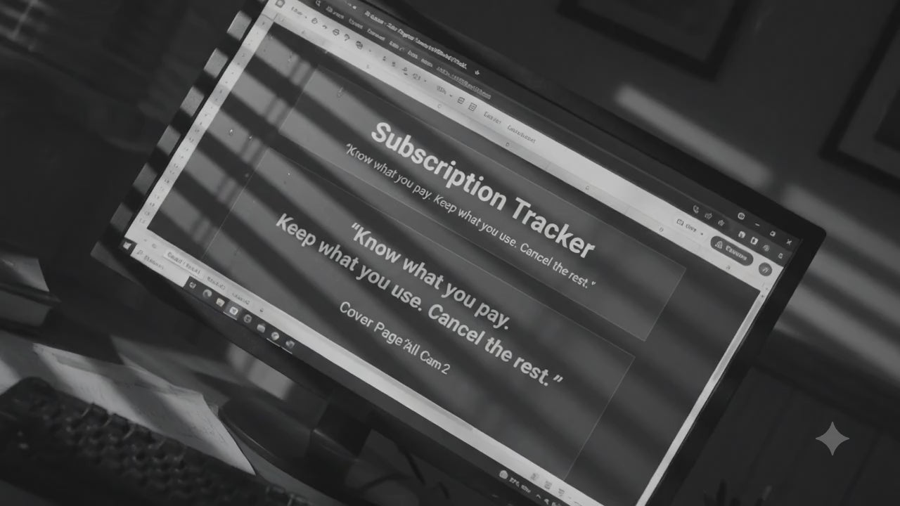 Subscription Tracker: Recurring Bills Manager